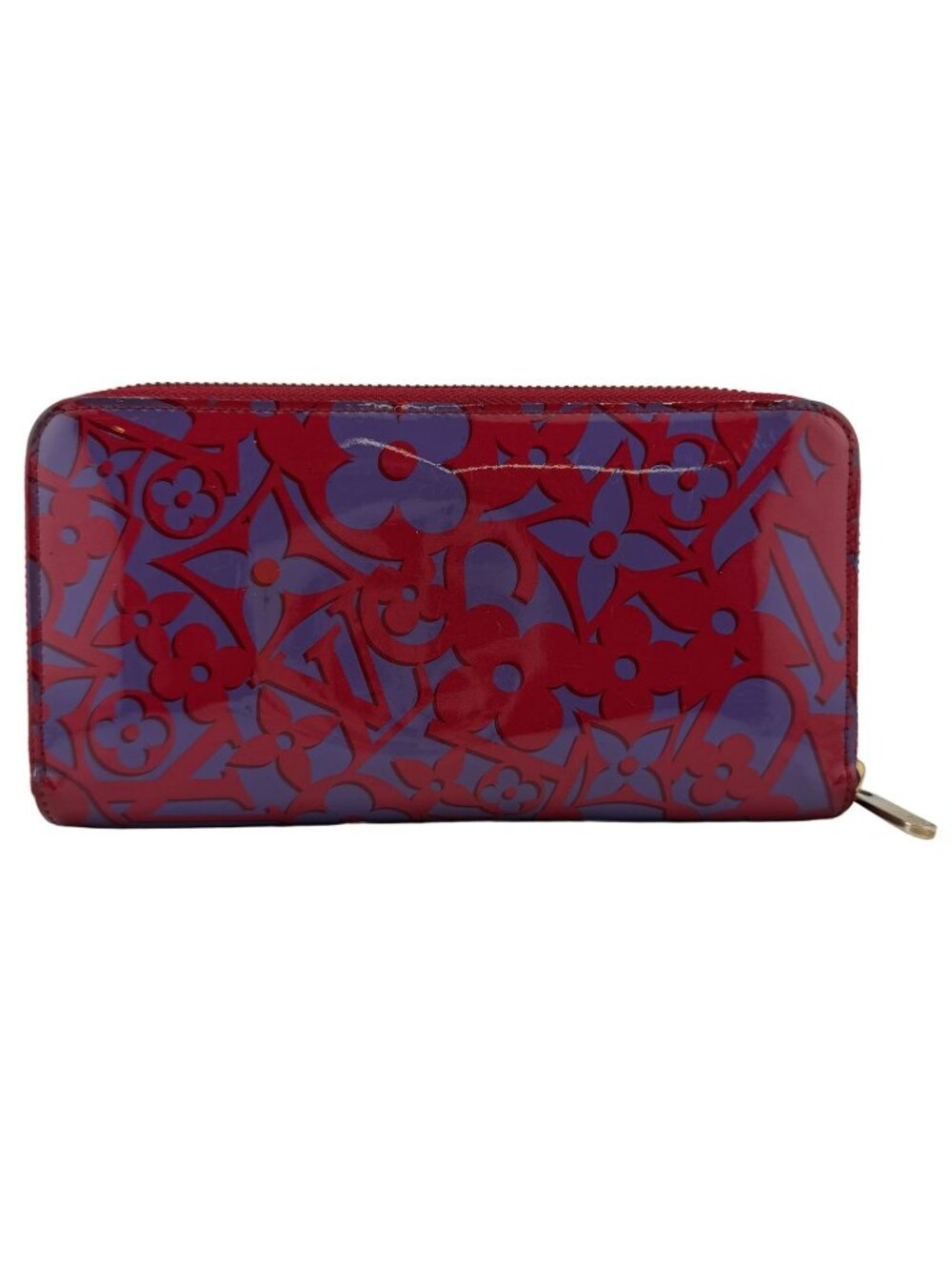 Louis Vuitton Sweet Monogram Zippy Wallet Patent Leather Pink